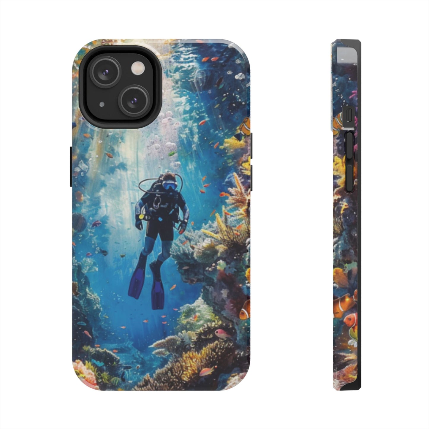 Coral Reef Diver Tough Case Designed for iPhone - Ruppy's Creations
