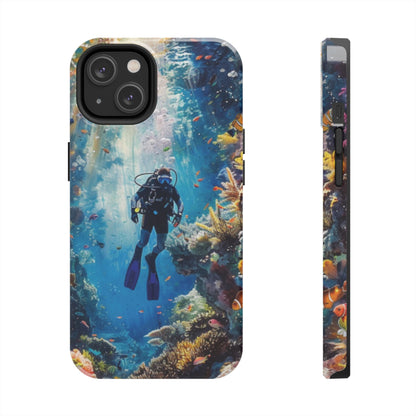 Coral Reef Diver Tough Case Designed for iPhone - Ruppy's Creations