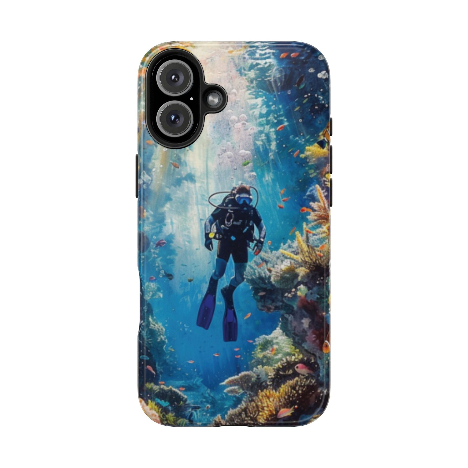 Coral Reef Diver Tough Case Designed for iPhone - Ruppy's Creations