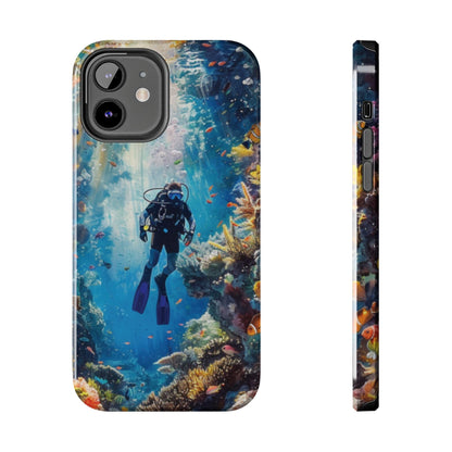 Coral Reef Diver Tough Case Designed for iPhone - Ruppy's Creations