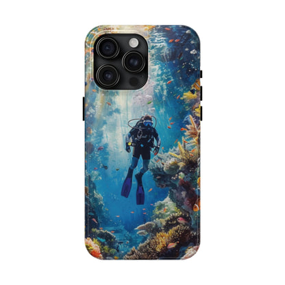 Coral Reef Diver Tough Case Designed for iPhone - Ruppy's Creations