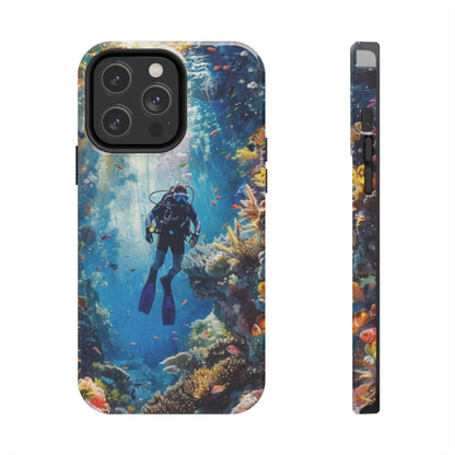 Coral Reef Diver Tough Case Designed for iPhone - Ruppy's Creations