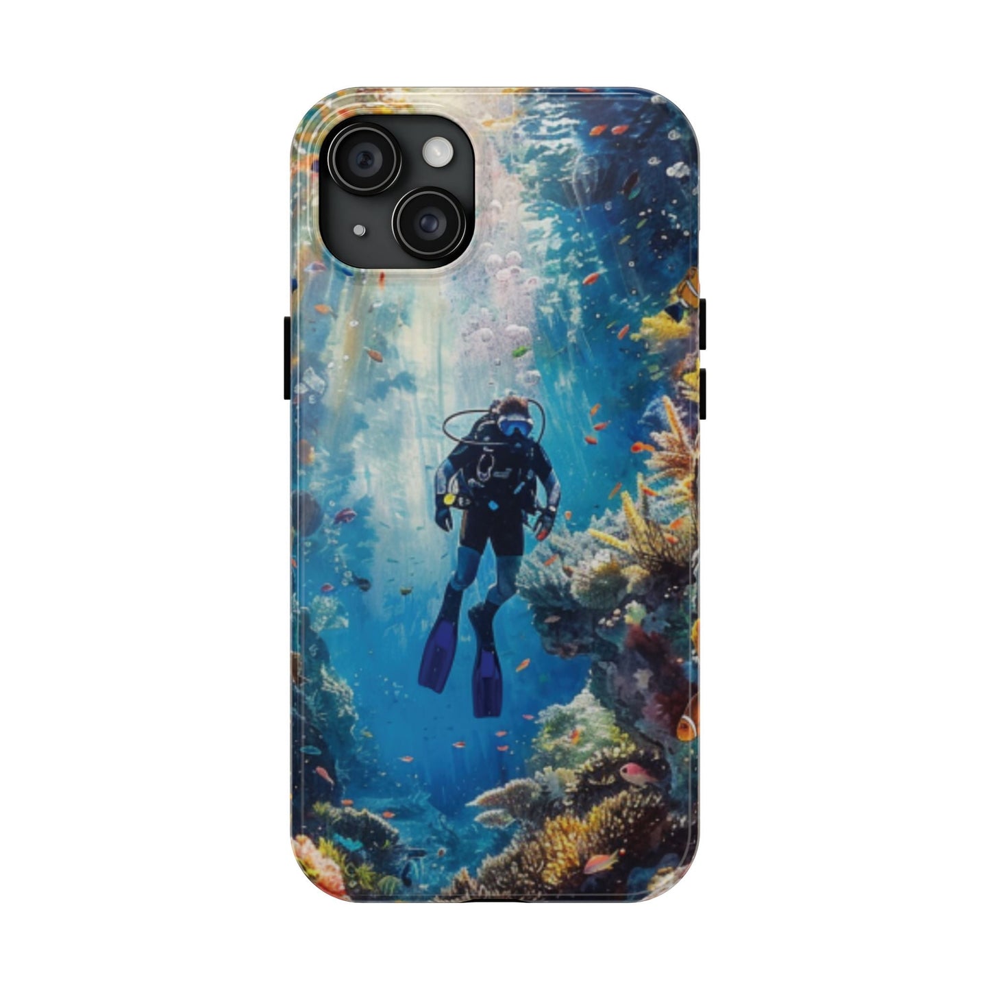 Coral Reef Diver Tough Case Designed for iPhone - Ruppy's Creations