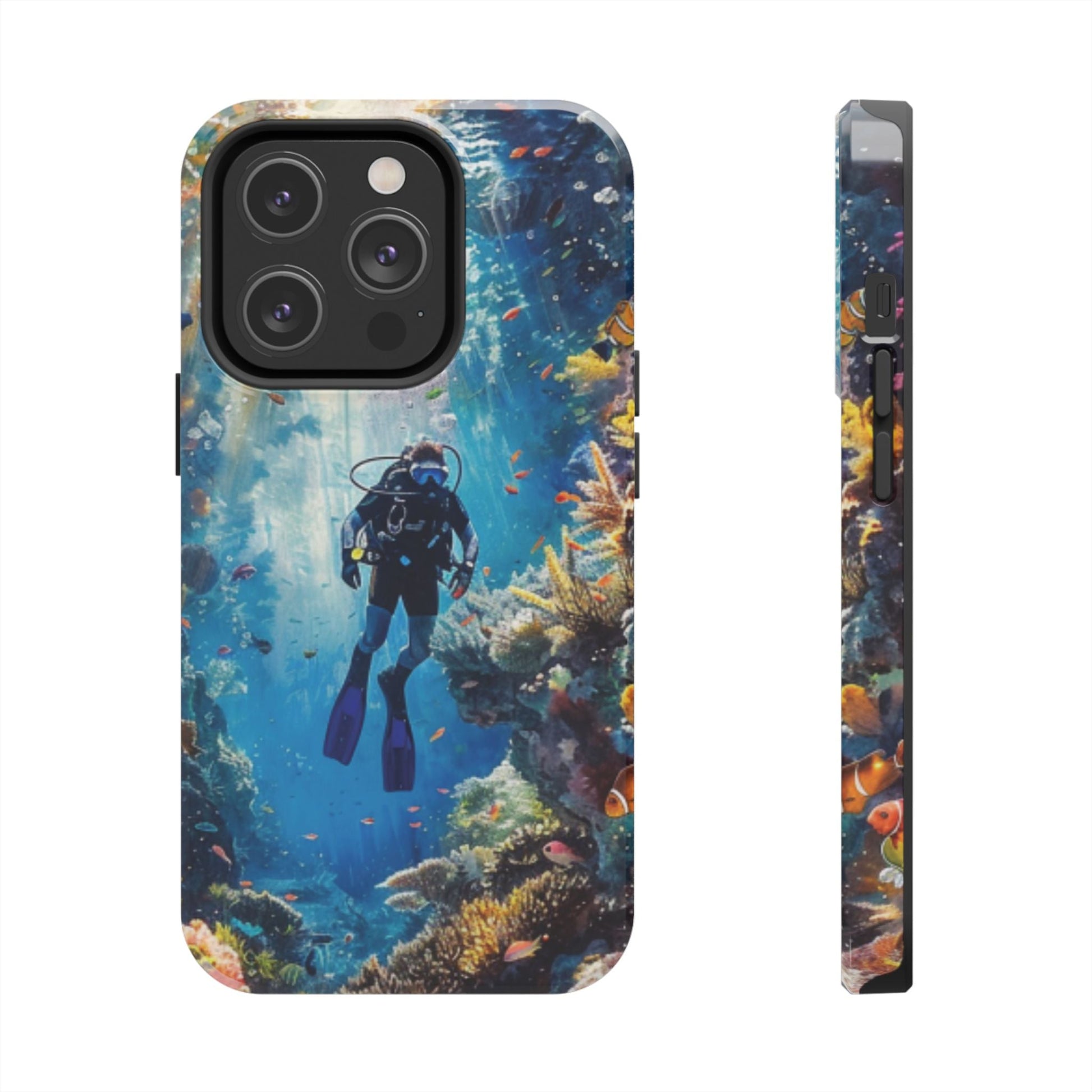 Coral Reef Diver Tough Case Designed for iPhone - Ruppy's Creations
