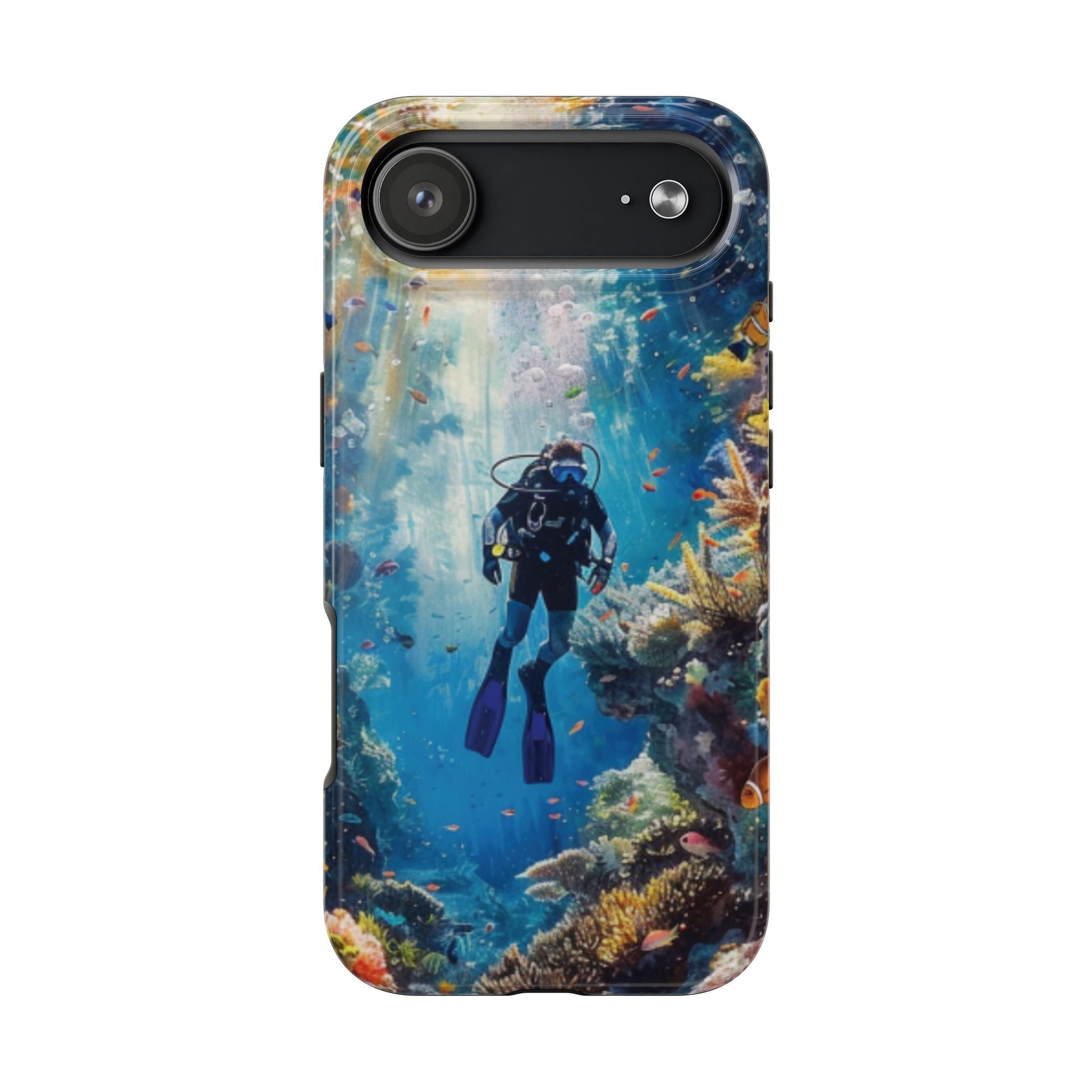 Coral Reef Diver Tough Case Designed for iPhone - Ruppy's Creations
