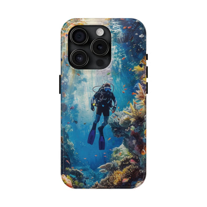 Coral Reef Diver Tough Case Designed for iPhone - Ruppy's Creations