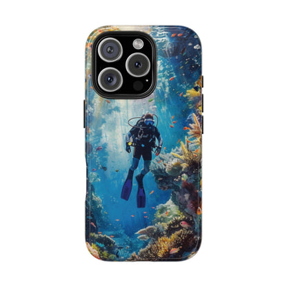 Coral Reef Diver Tough Case Designed for iPhone - Ruppy's Creations