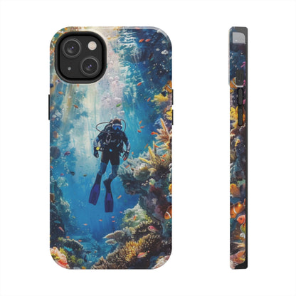 Coral Reef Diver Tough Case Designed for iPhone - Ruppy's Creations