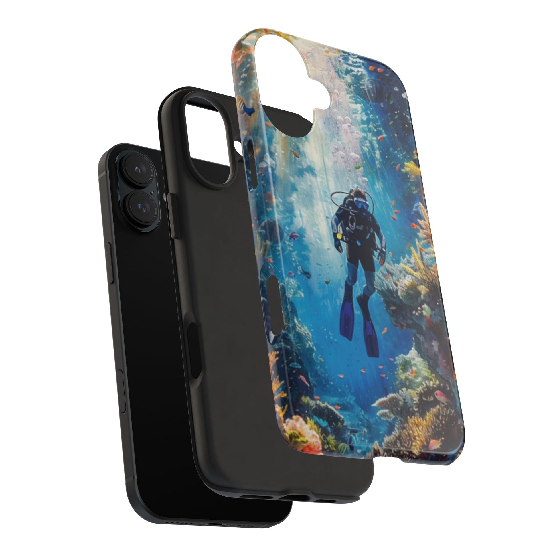 Coral Reef Diver Tough Case Designed for iPhone - Ruppy's Creations