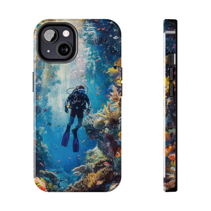 Coral Reef Diver Tough Case Designed for iPhone - Ruppy's Creations