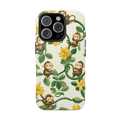 Cute & Playful Monkey Tough Case Designed for iphone - Ruppy's Creations