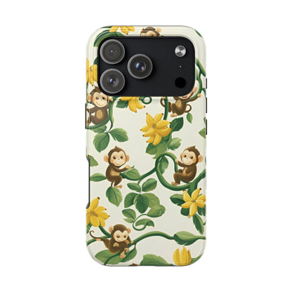 Cute & Playful Monkey Tough Case Designed for iphone - Ruppy's Creations