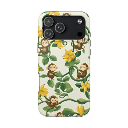 Cute & Playful Monkey Tough Case Designed for iphone - Ruppy's Creations