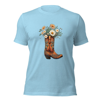 Daisy Boot Bouquet Women's T-shirt - Ruppy's Creations
