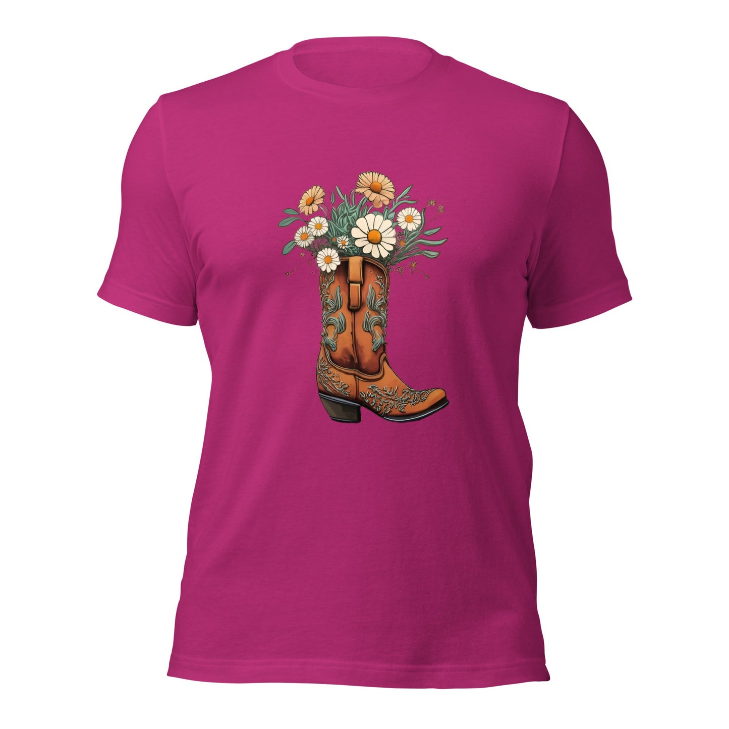 Daisy Boot Bouquet Women's T-shirt - Ruppy's Creations