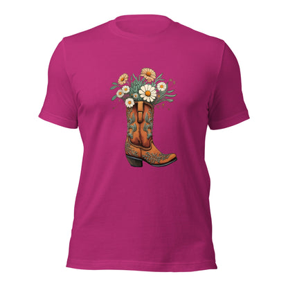 Daisy Boot Bouquet Women's T-shirt - Ruppy's Creations
