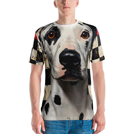 Dalmatian Checkerboard Men's t-shirt - Ruppy's Creations