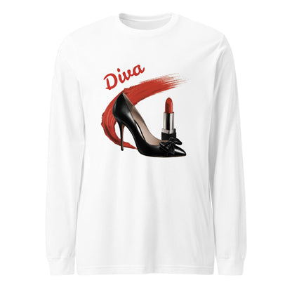 Diva Women's Long Sleeve Tee - Ruppy's Creations