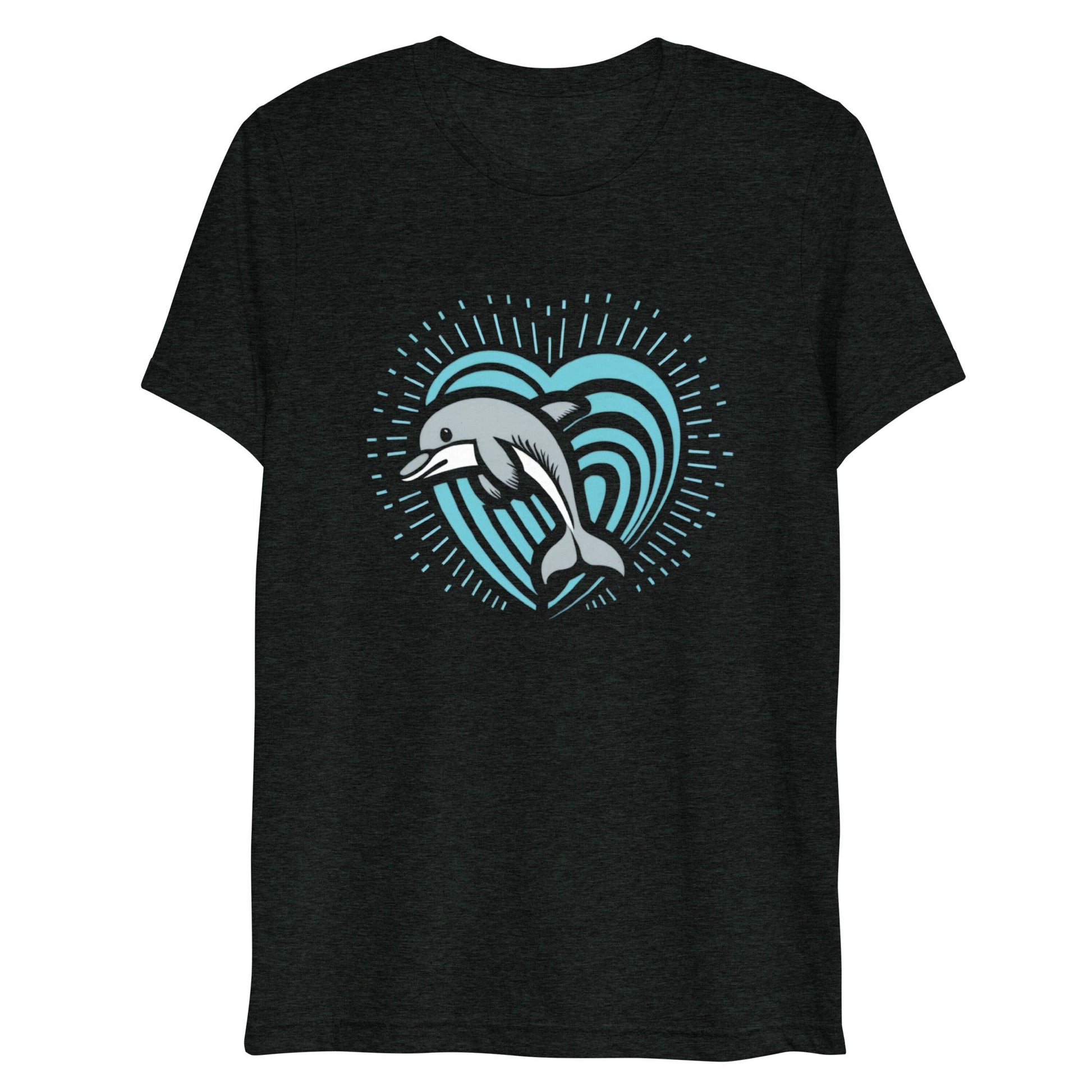 Dolphin Love Tri - blend Women's T-shirt - Ruppy's Creations