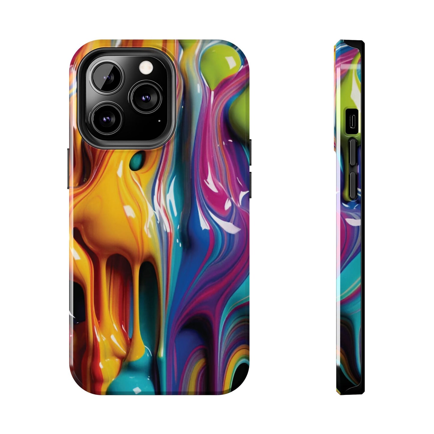 Dripping Paint Tough Case Designed for iphone - Ruppy's Creations