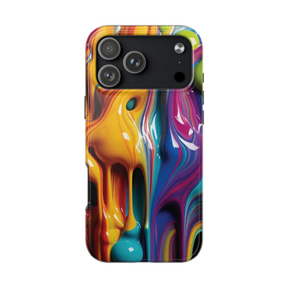 Dripping Paint Tough Case Designed for iphone - Ruppy's Creations