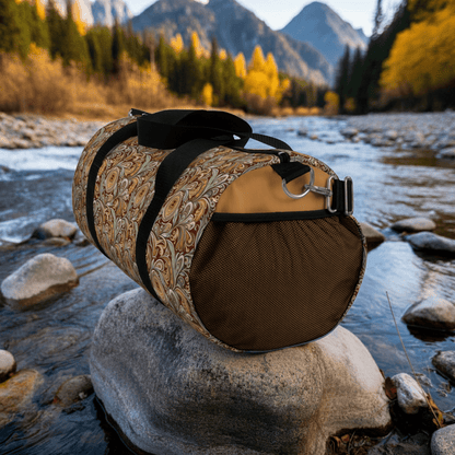 Earth Tones Paisley Duffel Travel Bag - Ruppy's Creations