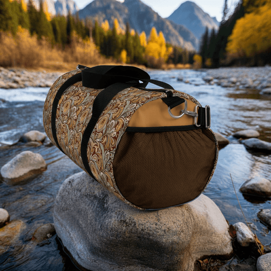 Earth Tones Paisley Duffel Travel Bag - Ruppy's Creations