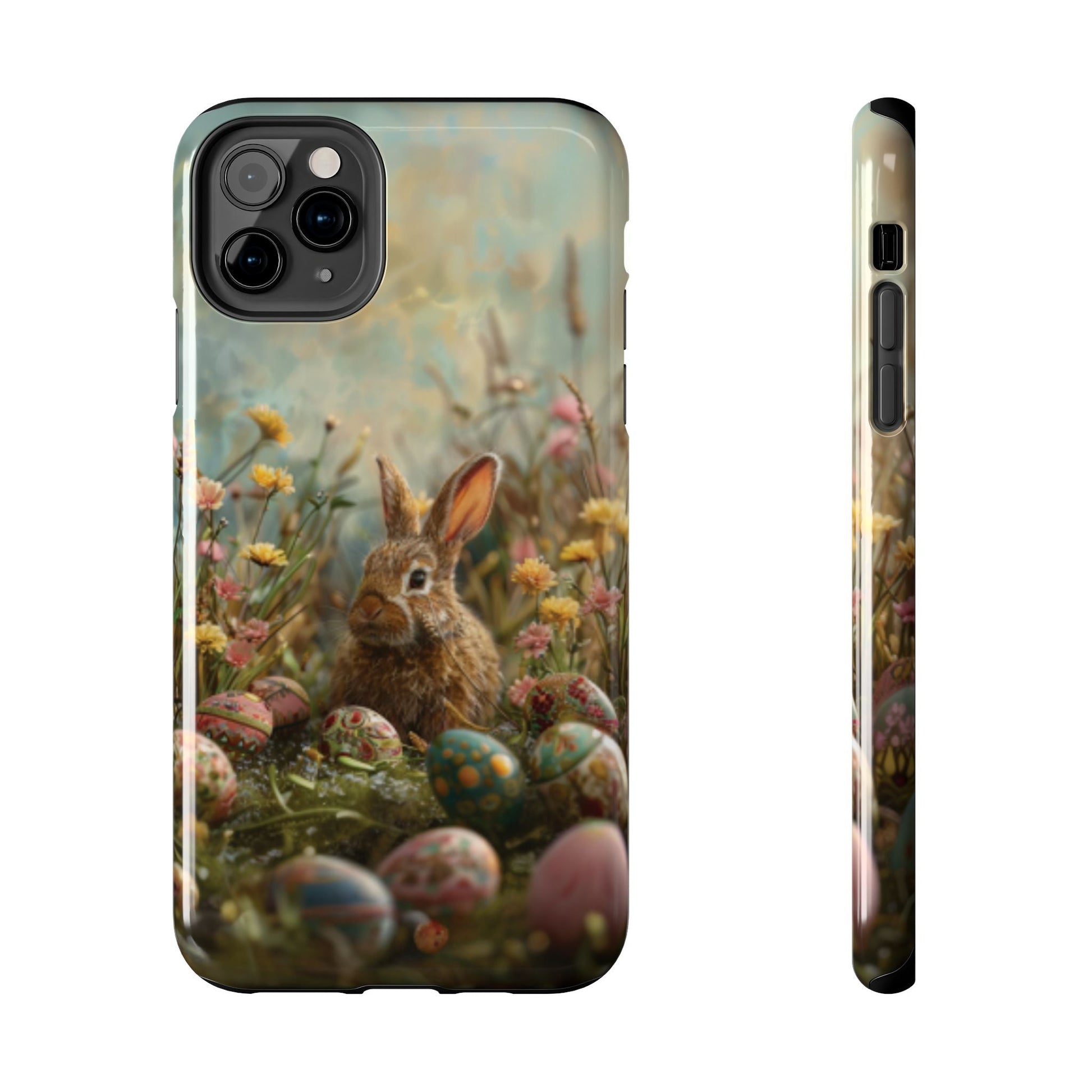 Easter Bunny & Eggs Tough Case Designed For iphone - Ruppy's Creations