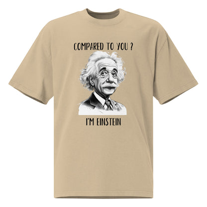 Einstein Men's Oversized Faded T-shirt - Ruppy's Creations