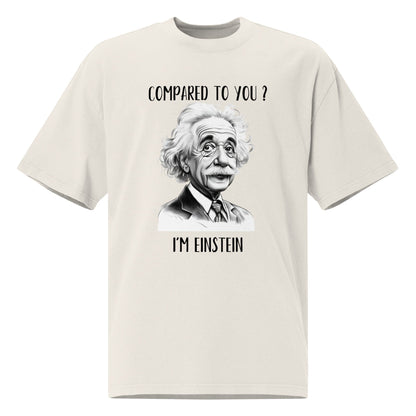 Einstein Men's Oversized Faded T-shirt - Ruppy's Creations