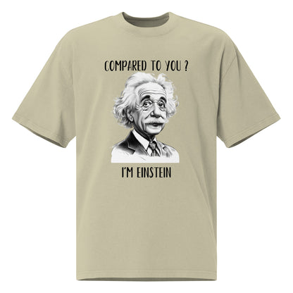 Einstein Men's Oversized Faded T-shirt - Ruppy's Creations