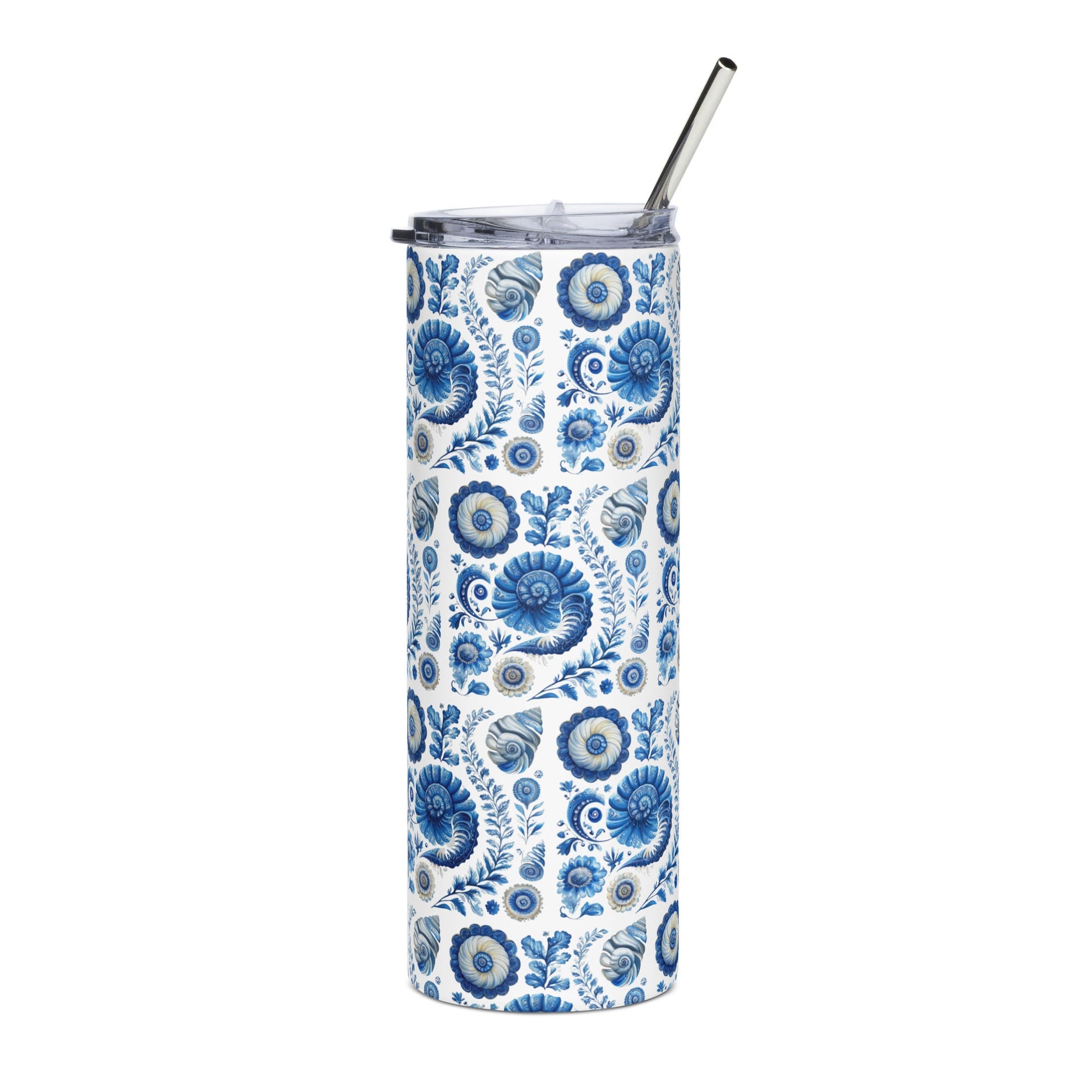 Elegant Seaside Heirloom Stainless Steel 20oz. Tumbler - Ruppy's Creations
