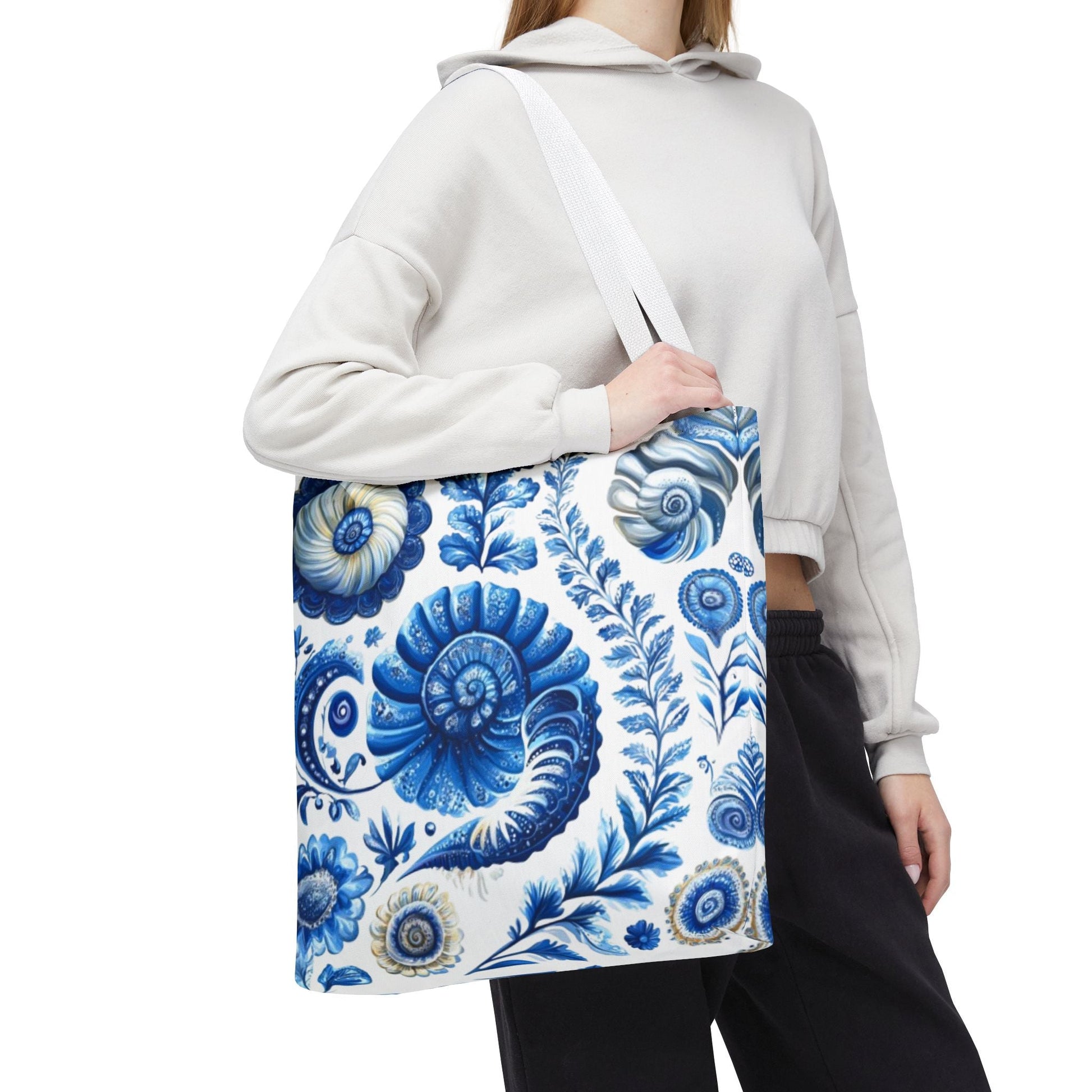 Elegant Seaside Heirloom Tote Bag W/Laminate Inside - Ruppy's Creations