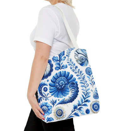 Elegant Seaside Heirloom Tote Bag W/Laminate Inside - Ruppy's Creations