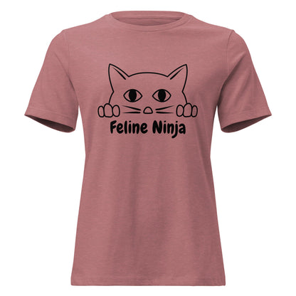 Feline Ninja Women's Relaxed Fit T-Shirt - Ruppy's Creations