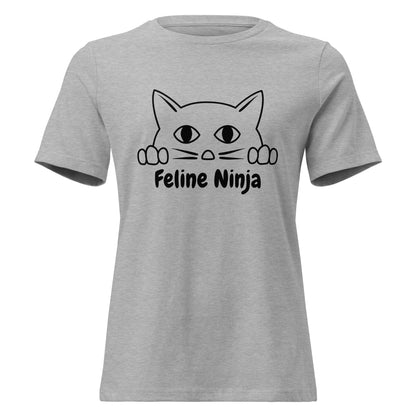 Feline Ninja Women's Relaxed Fit T-Shirt - Ruppy's Creations
