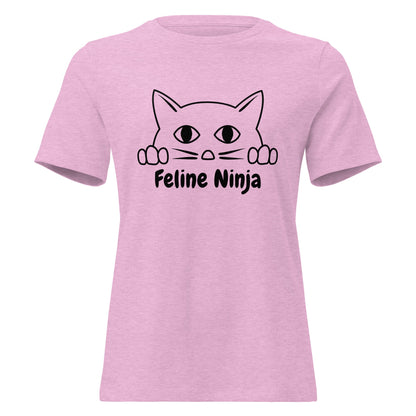 Feline Ninja Women's Relaxed Fit T-Shirt - Ruppy's Creations