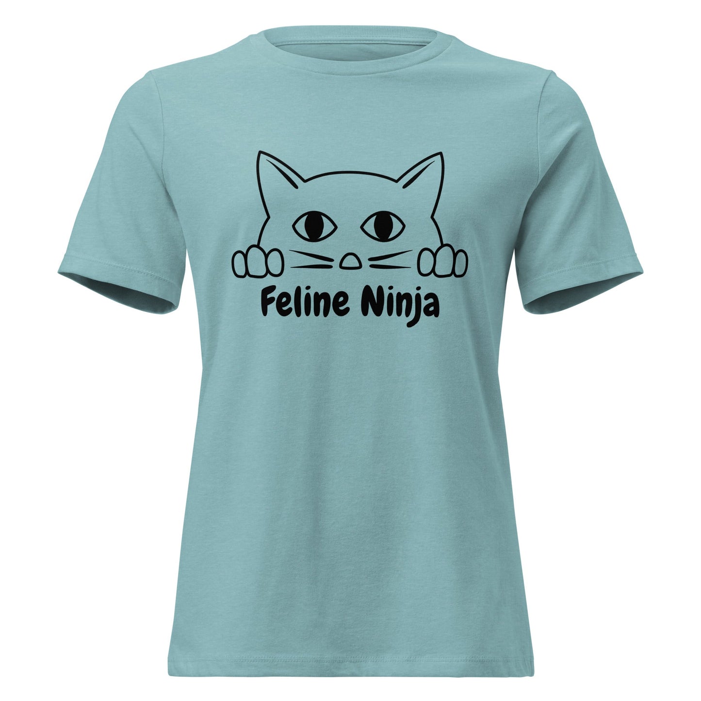 Feline Ninja Women's Relaxed Fit T-Shirt - Ruppy's Creations