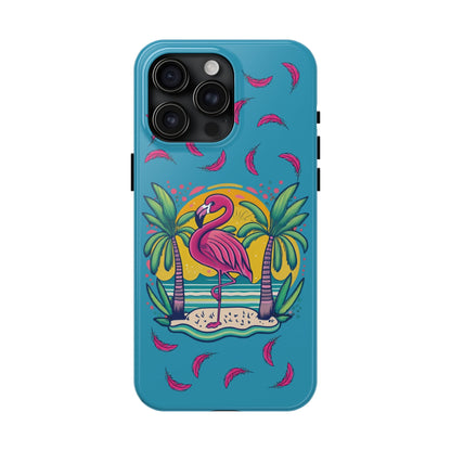 Flamingos & Sunsets Tough Case Designed for iphone - Ruppy's Creations