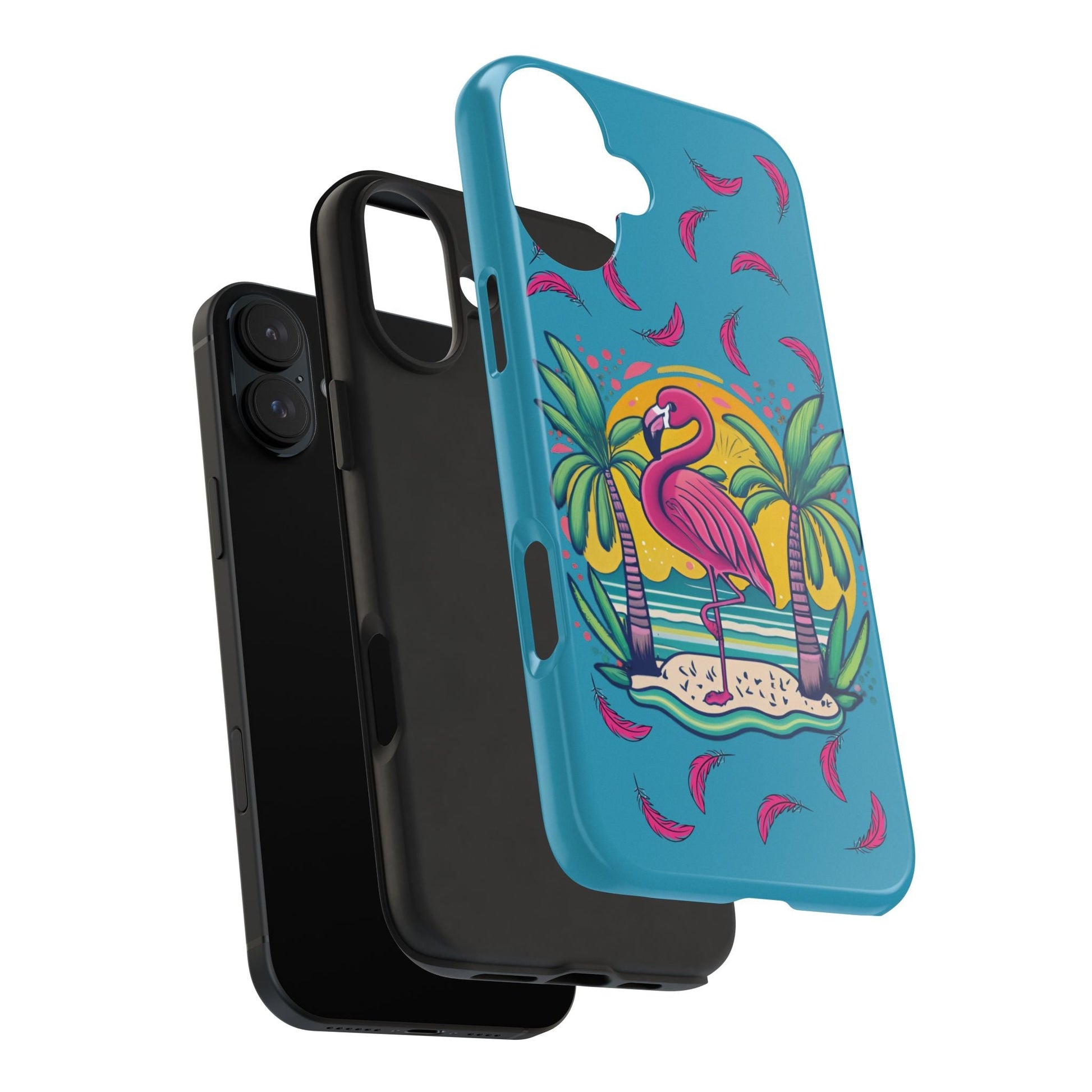 Flamingos & Sunsets Tough Case Designed for iphone - Ruppy's Creations