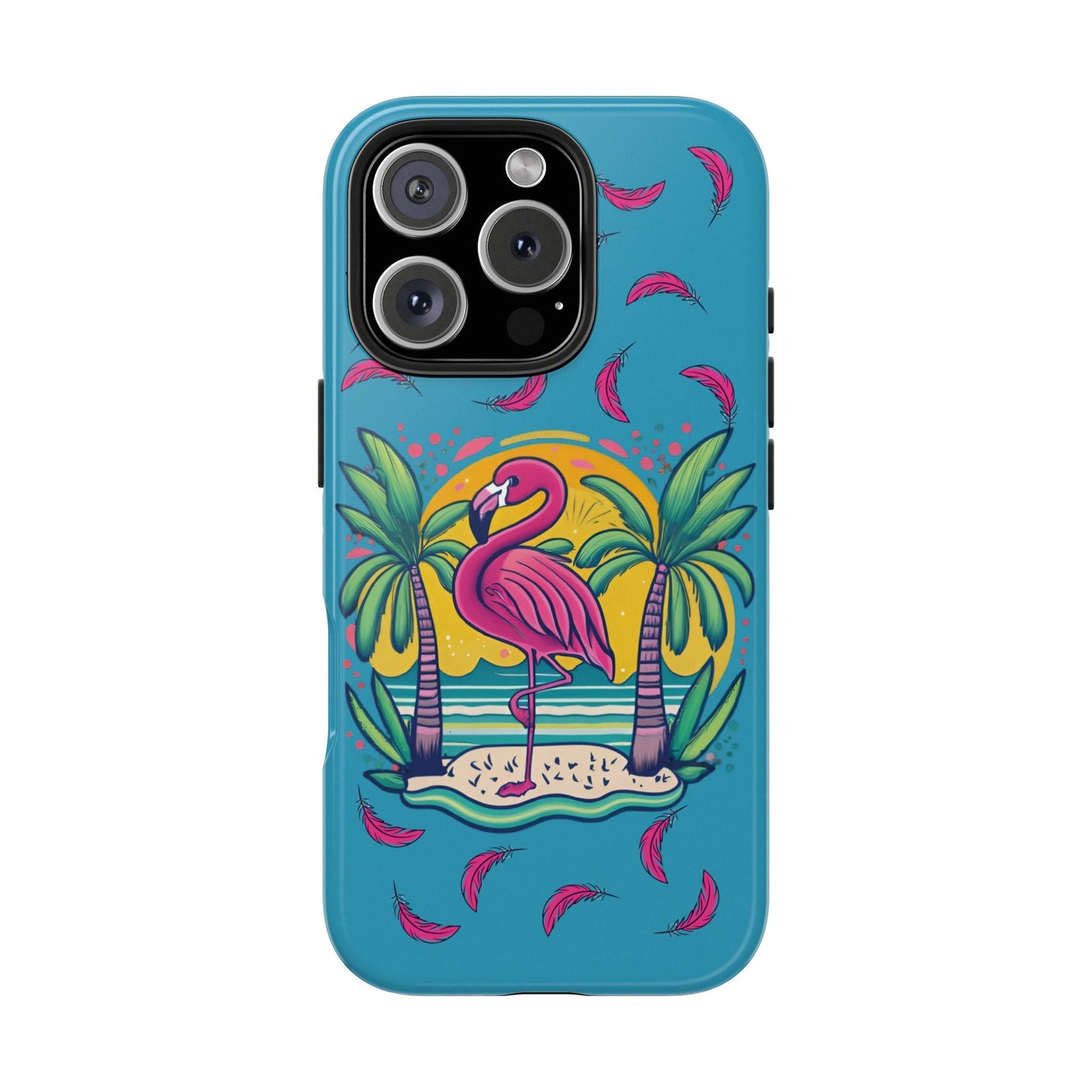 Flamingos & Sunsets Tough Case Designed for iphone - Ruppy's Creations