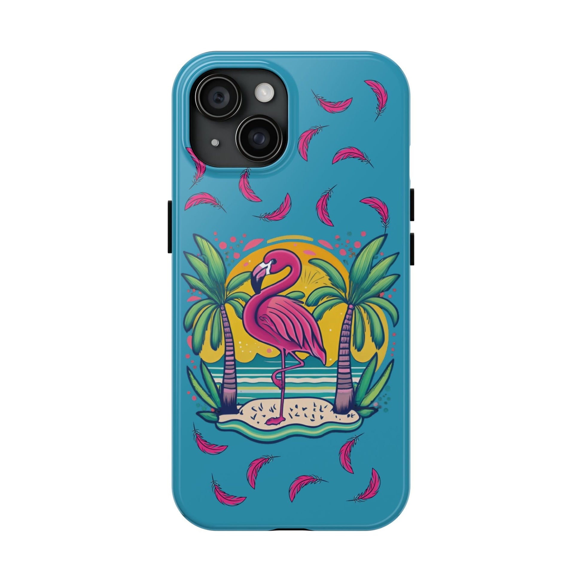 Flamingos & Sunsets Tough Case Designed for iphone - Ruppy's Creations