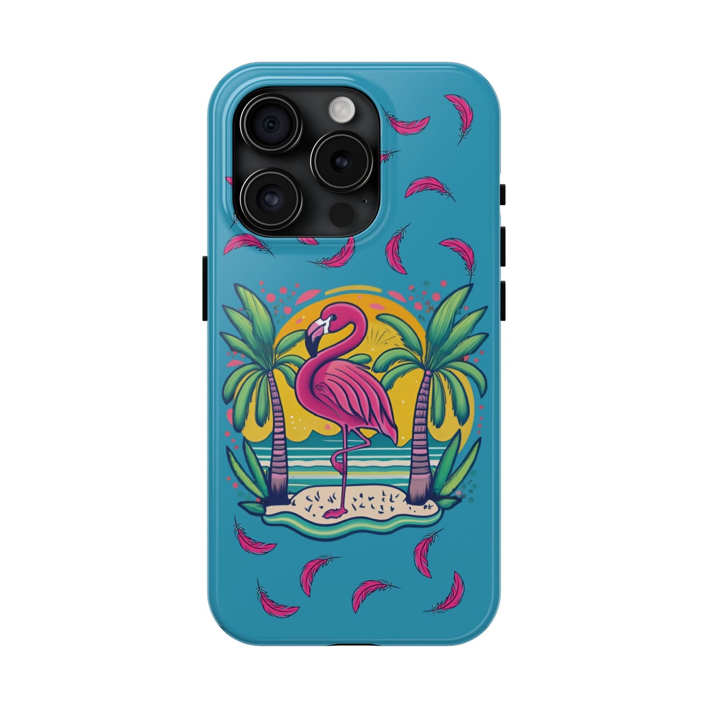 Flamingos & Sunsets Tough Case Designed for iphone - Ruppy's Creations