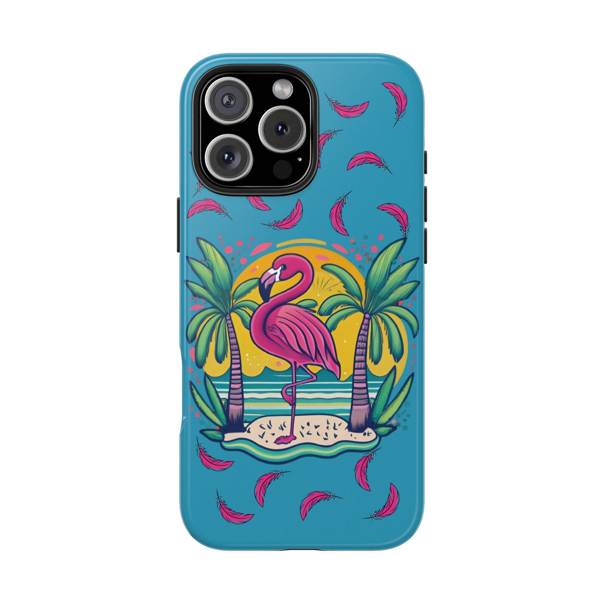 Flamingos & Sunsets Tough Case Designed for iphone - Ruppy's Creations