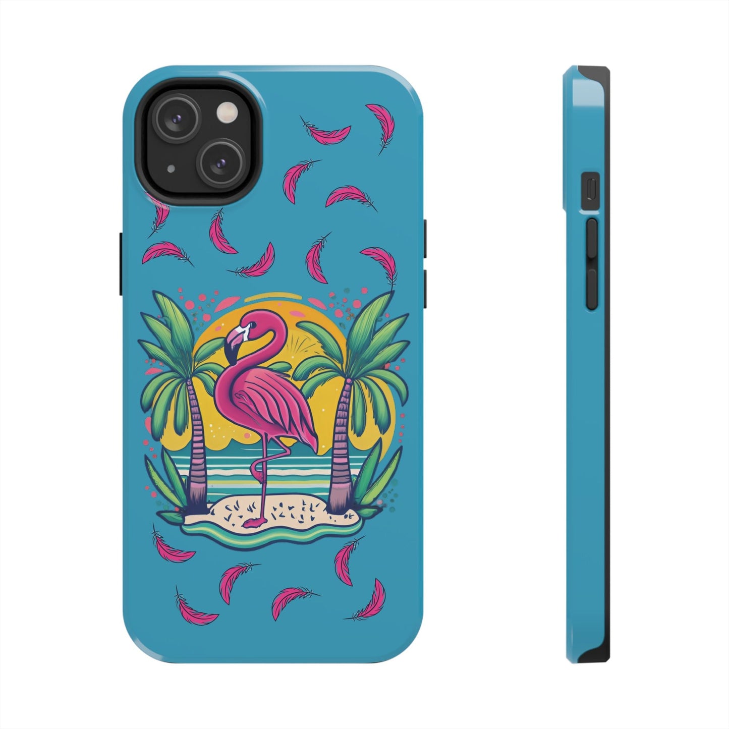 Flamingos & Sunsets Tough Case Designed for iphone - Ruppy's Creations