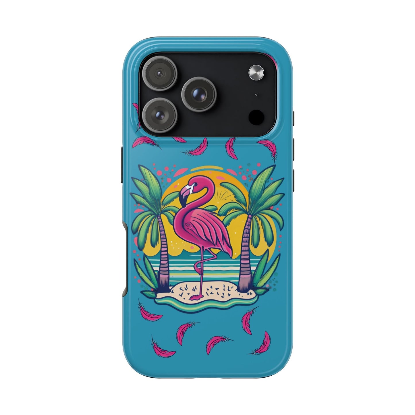 Flamingos & Sunsets Tough Case Designed for iphone - Ruppy's Creations