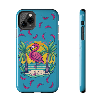 Flamingos & Sunsets Tough Case Designed for iphone - Ruppy's Creations