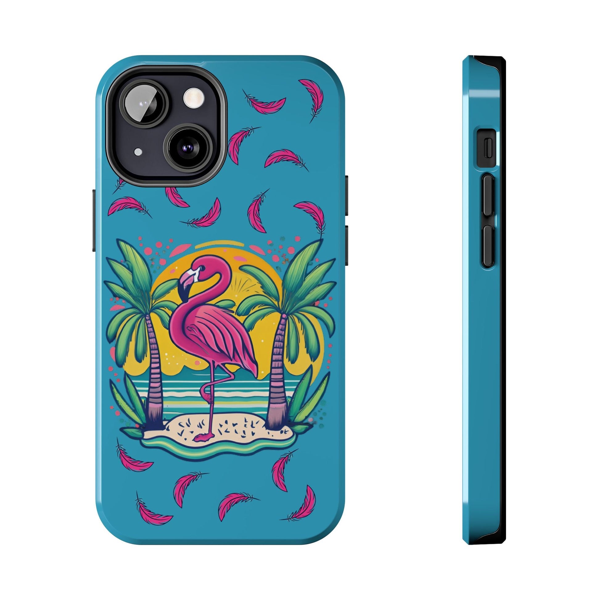 Flamingos & Sunsets Tough Case Designed for iphone - Ruppy's Creations