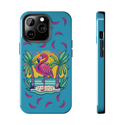Flamingos & Sunsets Tough Case Designed for iphone - Ruppy's Creations