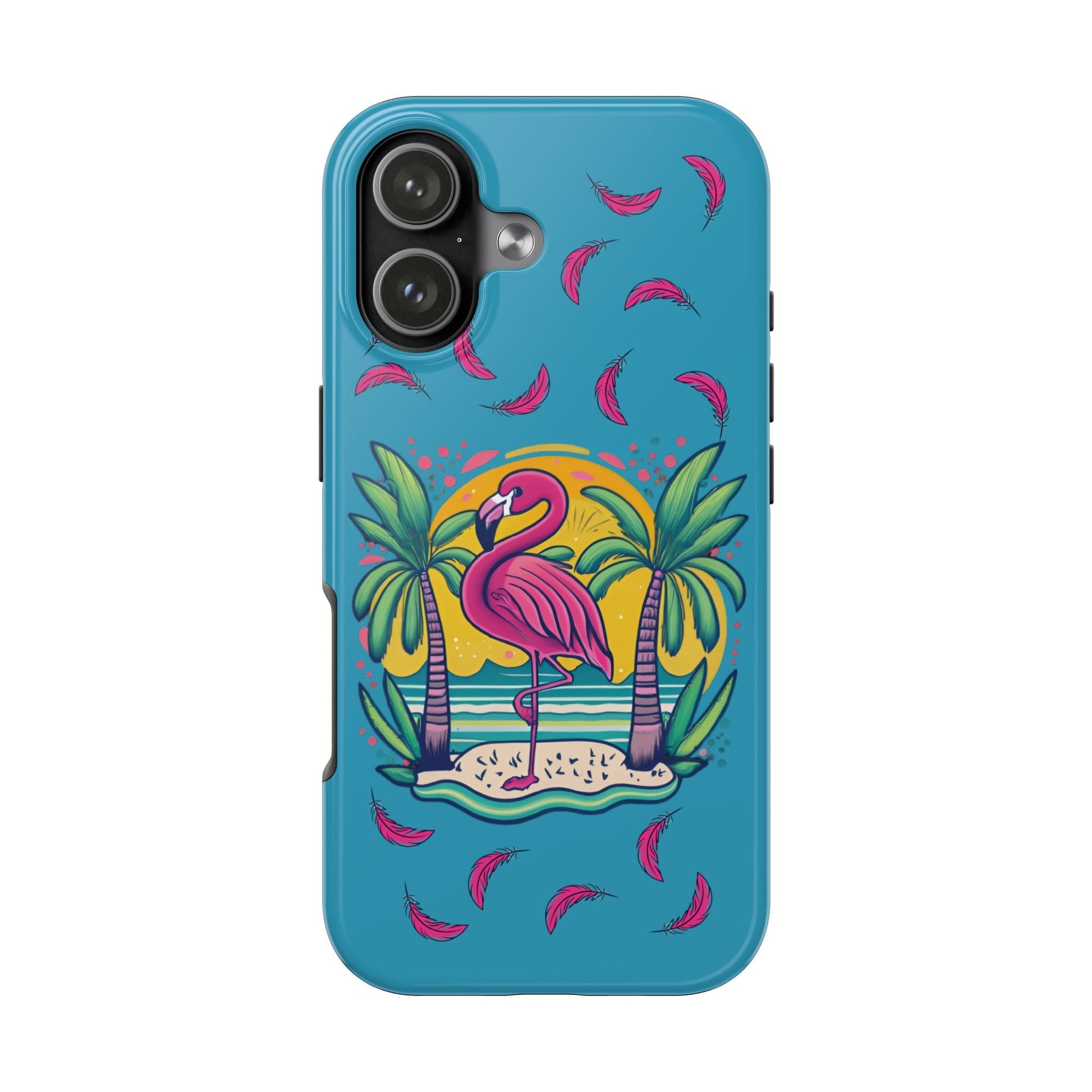 Flamingos & Sunsets Tough Case Designed for iphone - Ruppy's Creations
